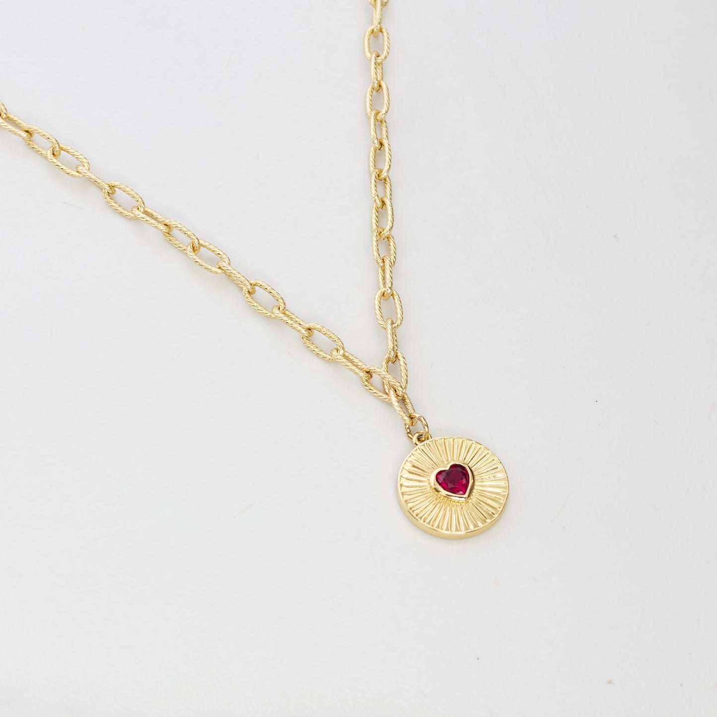 Collar Corazón Rojo